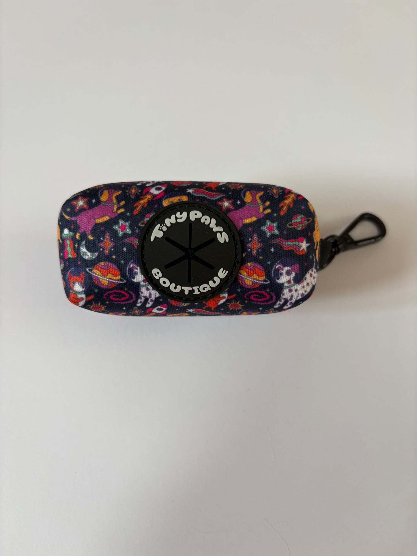 Psychedelic Pupstronaut Poo Bag Holder