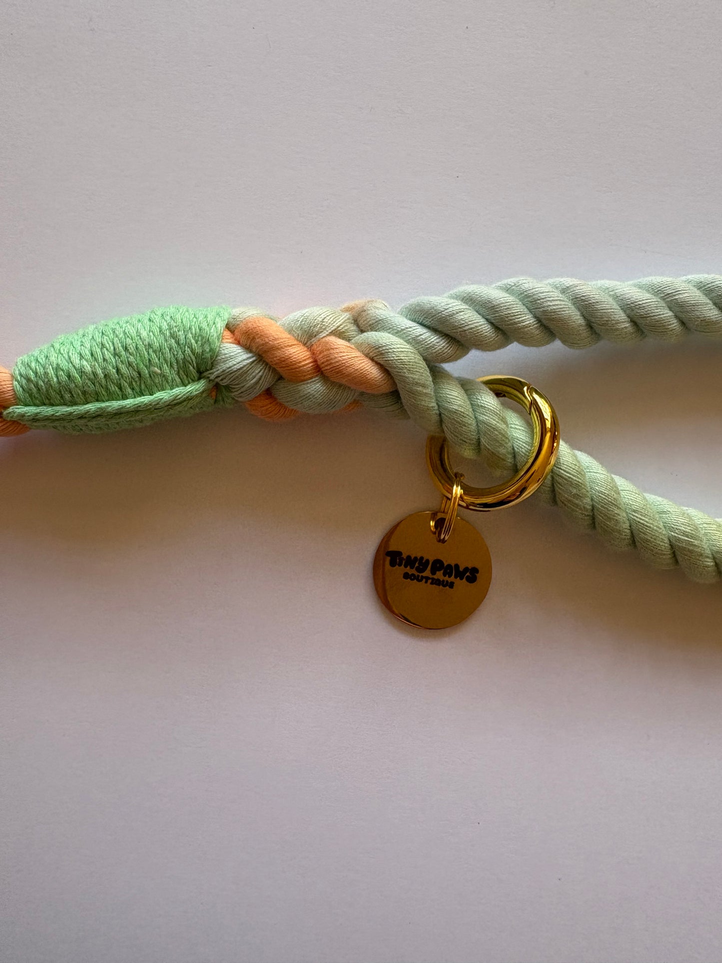 Twisted Rope Lead - Cotton Candy