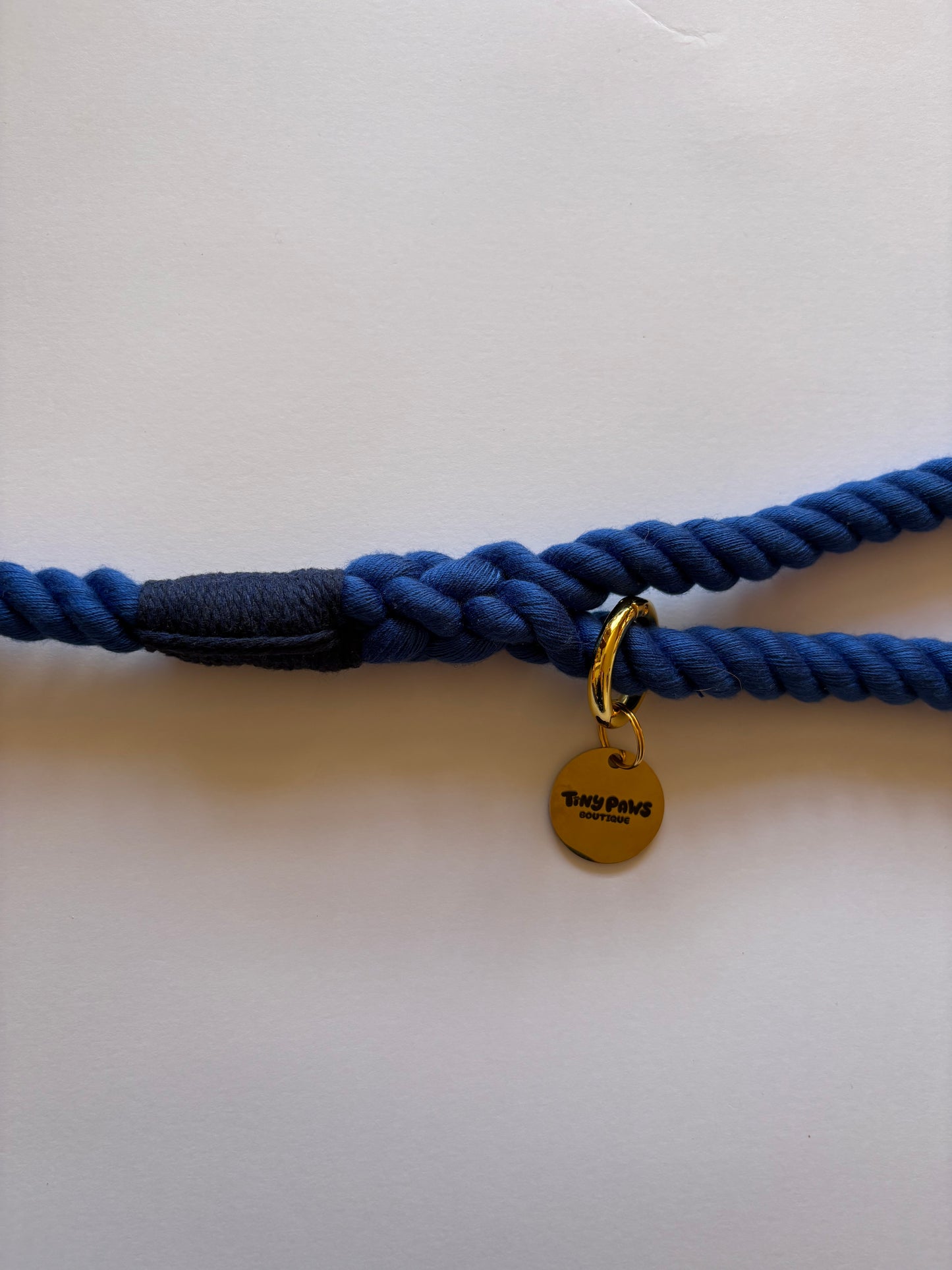 Twisted Rope Lead - Cobalt