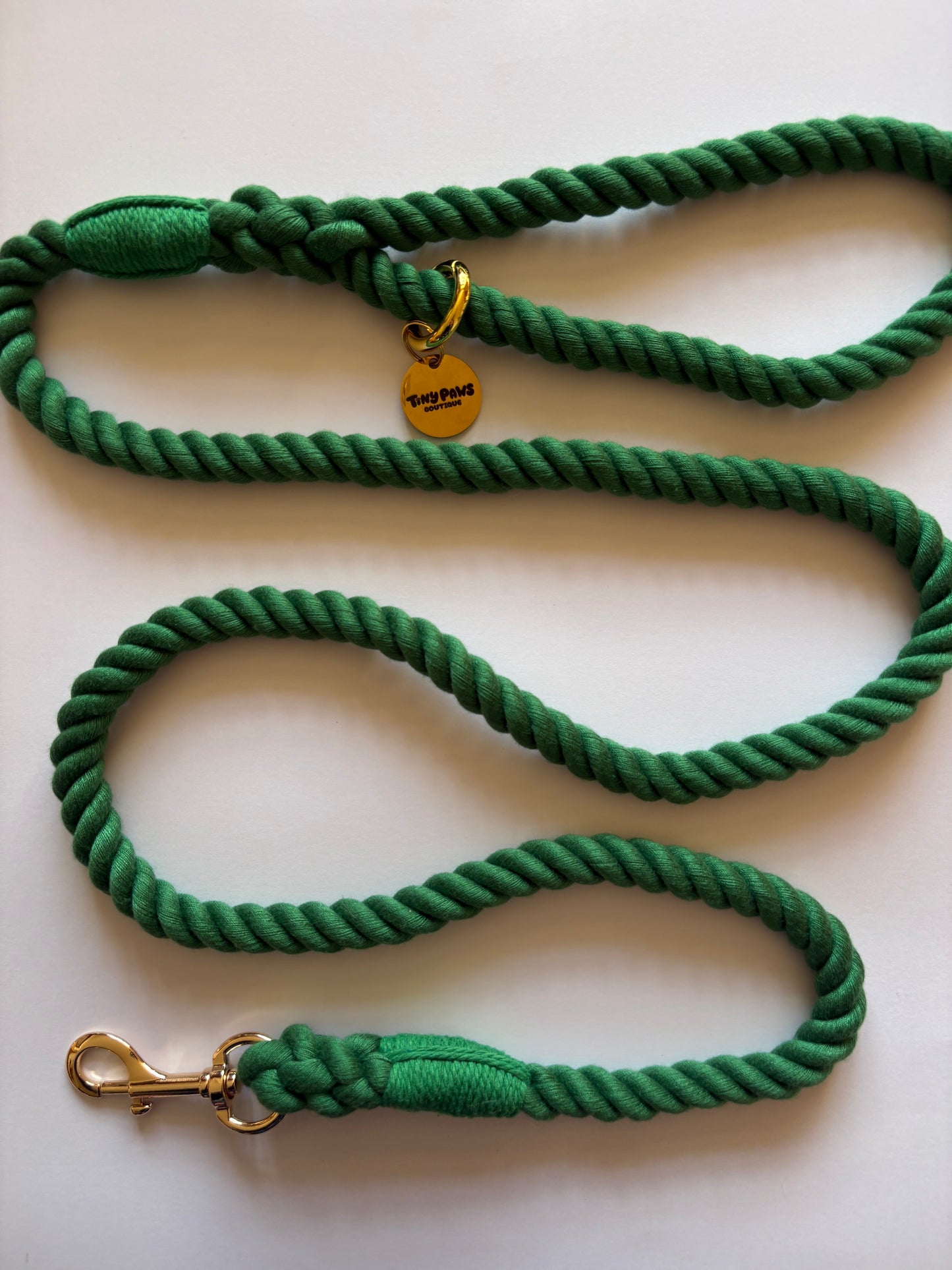 Twisted Rope Lead - Forest