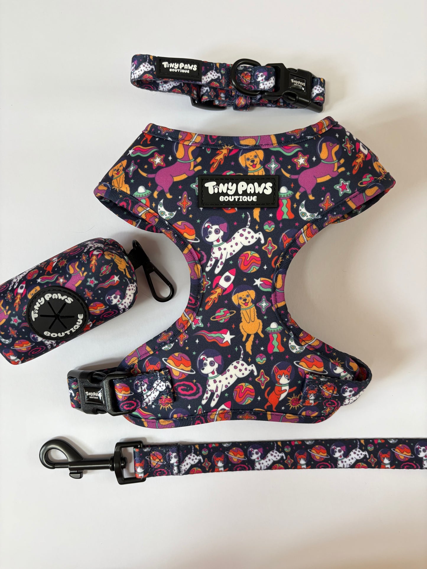 Psychedelic Pupstronaut Poo Bag Holder