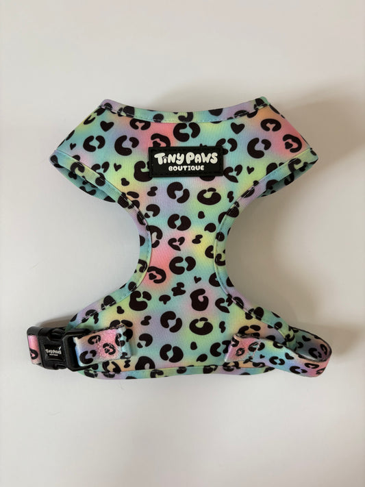 Neon Leopard Harness